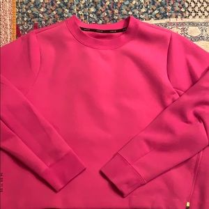 Pink Nike Cropped Sweatshirt